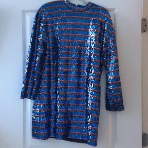 NEW W TAGS size S Zara sequin mini